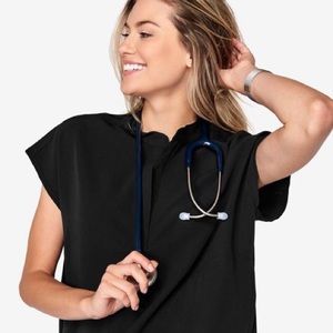 Figs rafaela top black xs